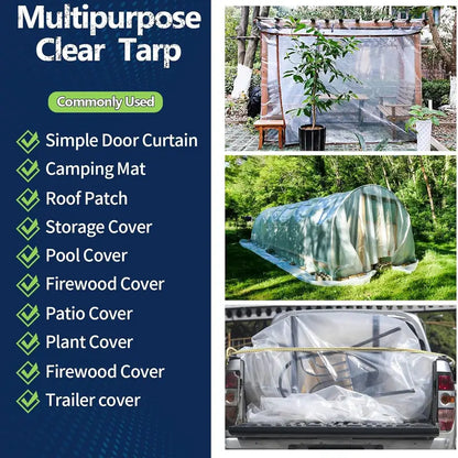 10x13FT Waterproof PE Rain Cloth